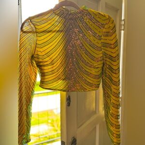 SEQUIN ||  CROPPED TOP || FESTIVAL WEAR
